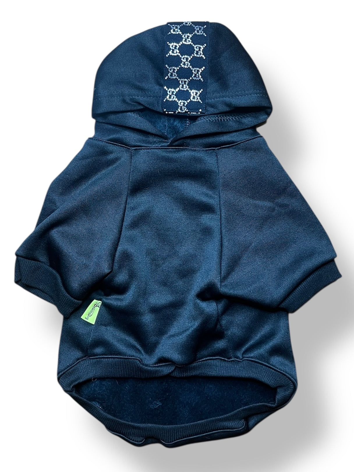Make Your Mark" Luxe Dog Hoodie – Black Edition