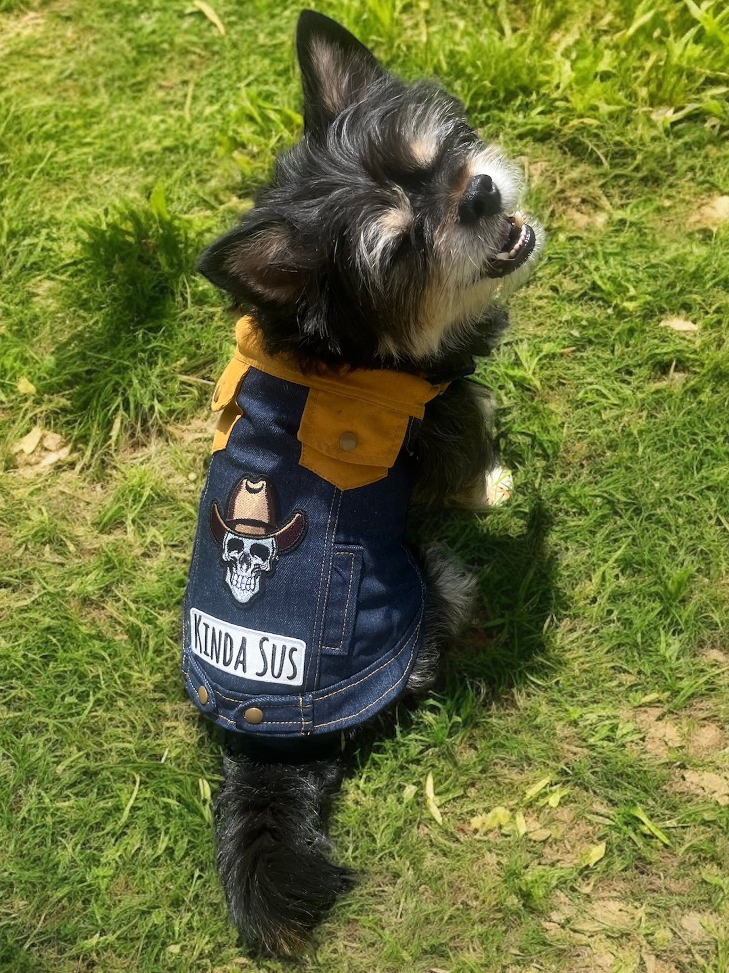 Kinda Sus Customized Denim Jacket XS
