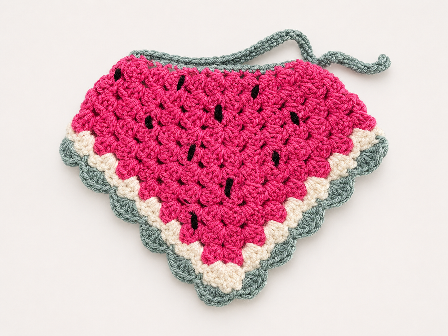 Watermelon Sugar Crochet Bandana
