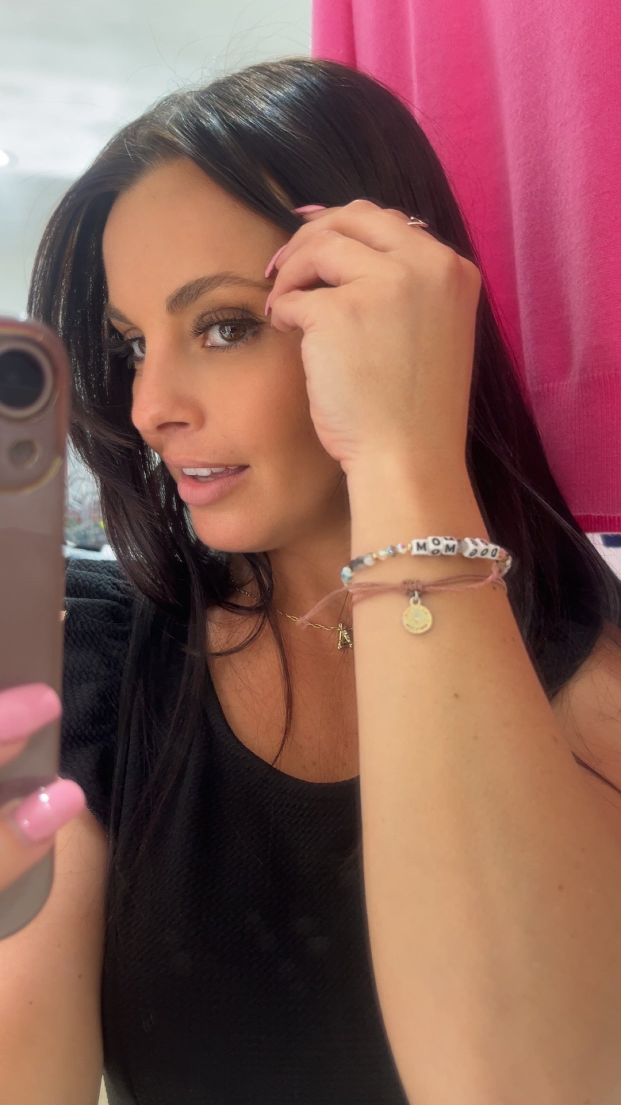 Dog Mom Beaded Bracelet