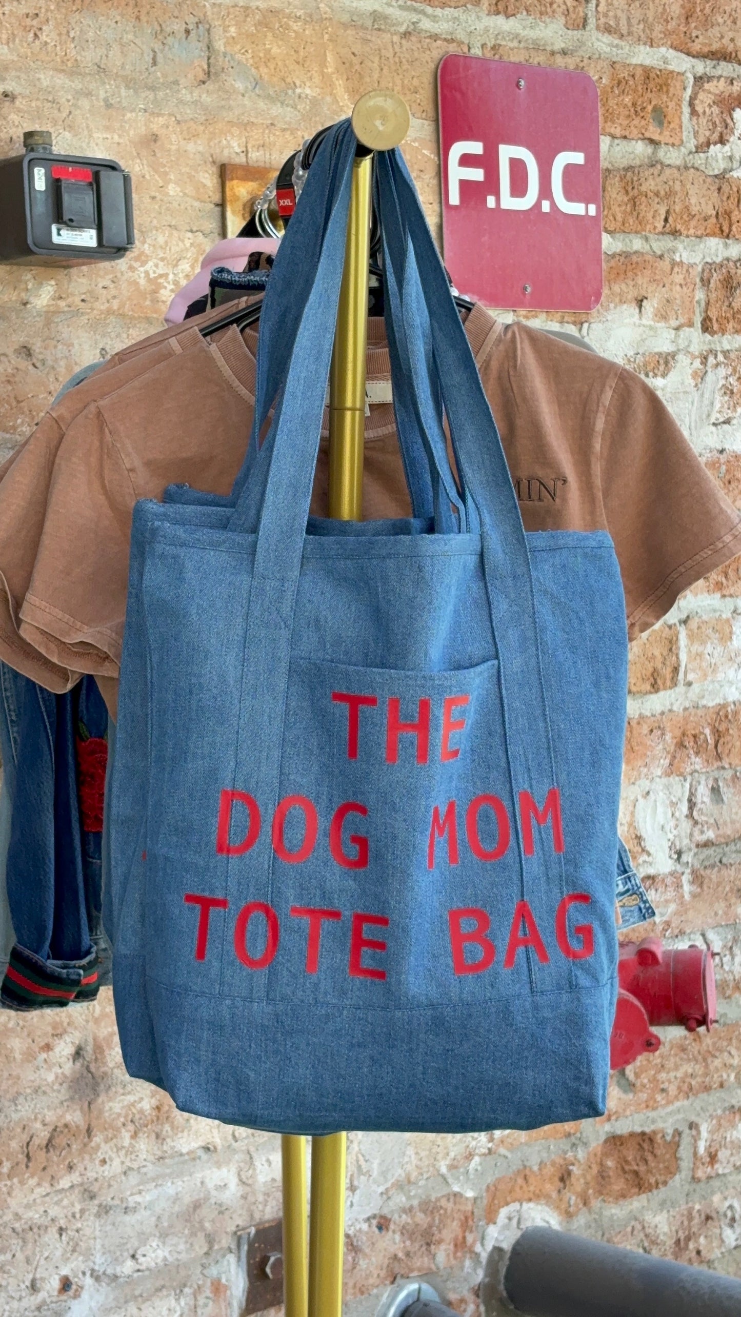 The Dog Mom Tote Bag
