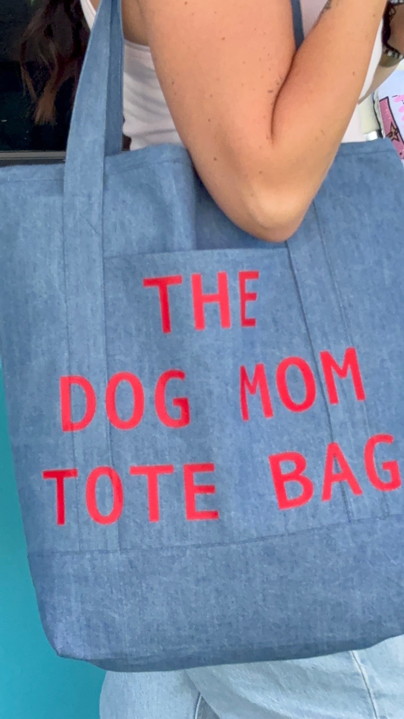 The Dog Mom Tote Bag