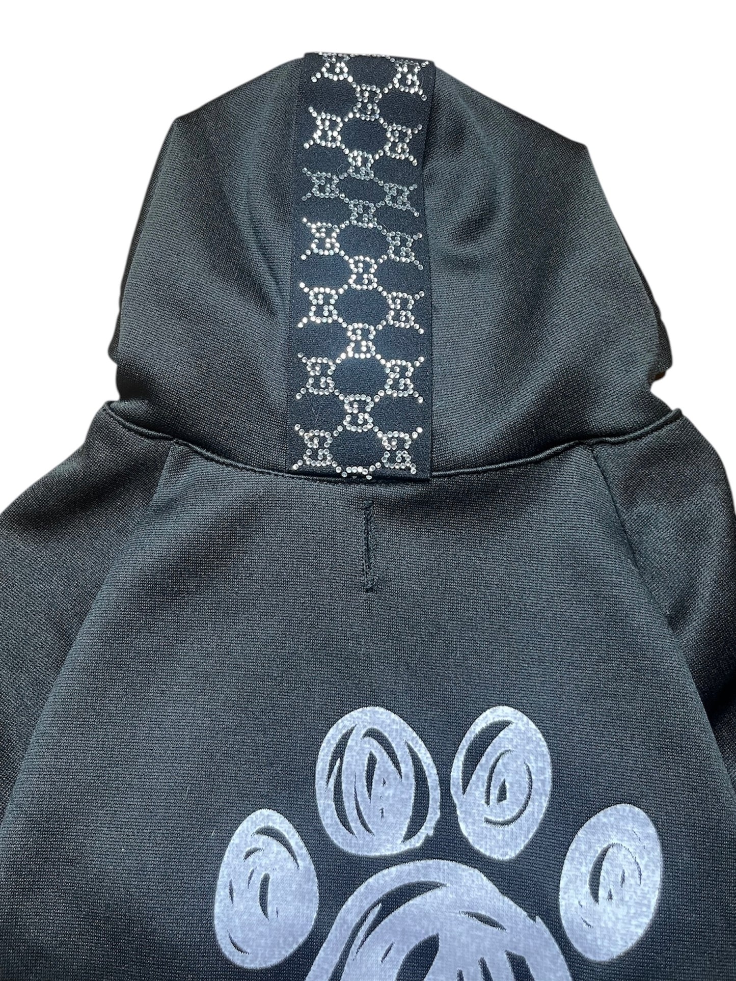 Make Your Mark" Luxe Dog Hoodie – Black Edition