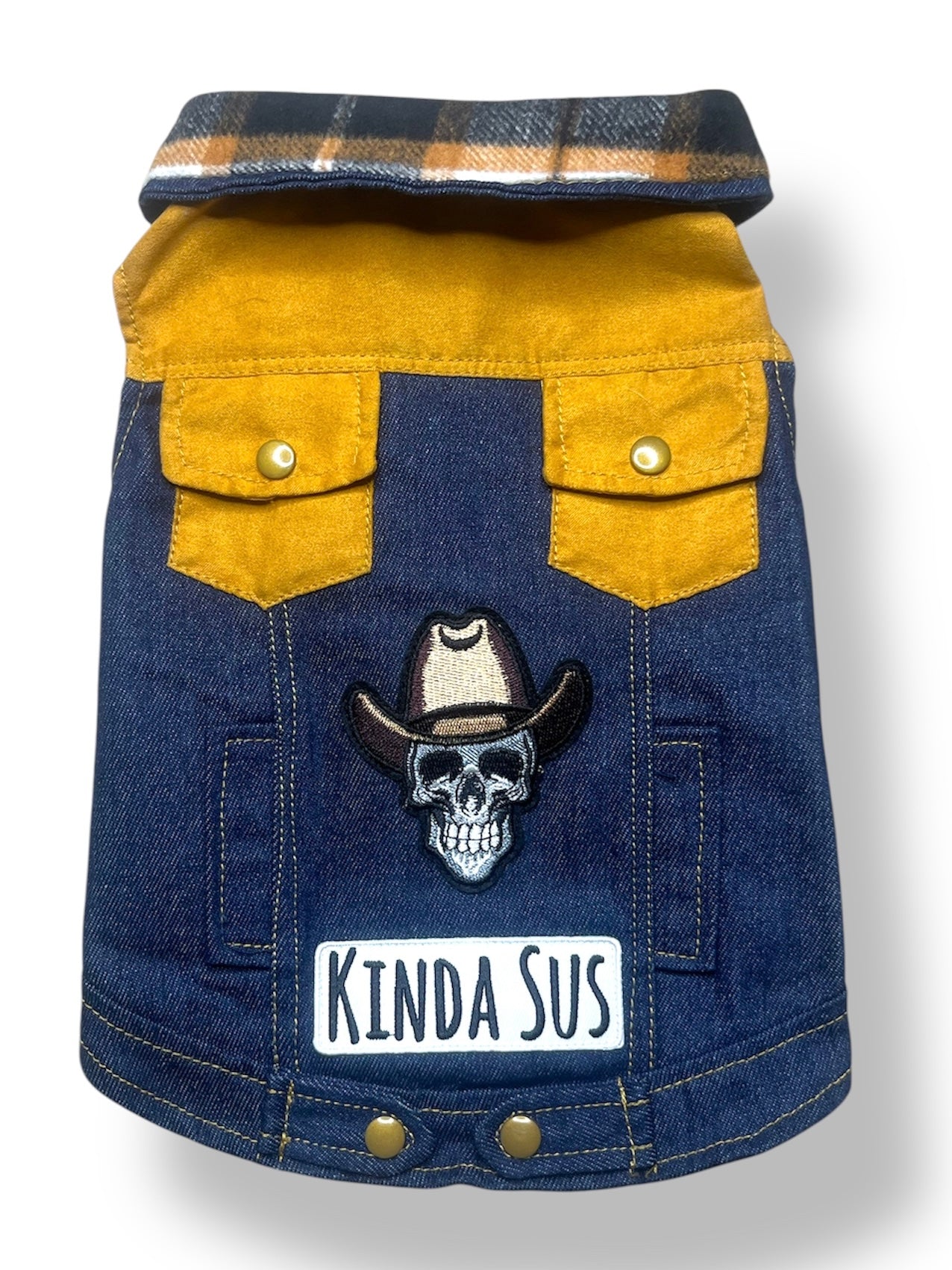 Kinda Sus Customized Denim Jacket XS