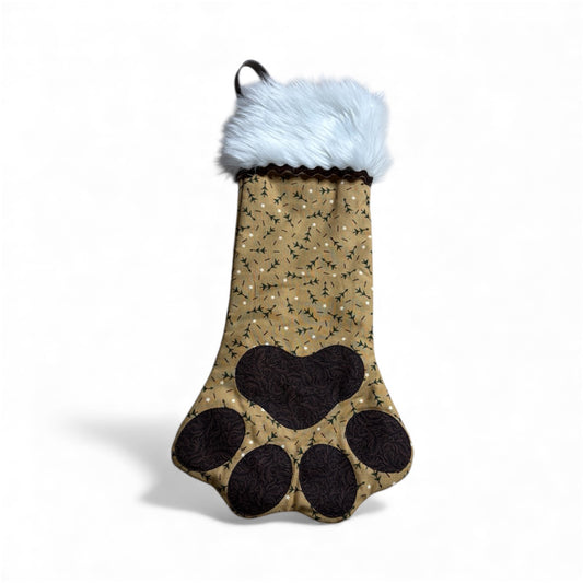 Timber Trails Paw Stocking – Handmade Dog Christmas Stocking Large
