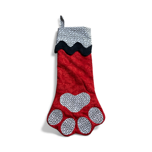 Peppermint Paws – Handmade Dog Christmas Stocking Large