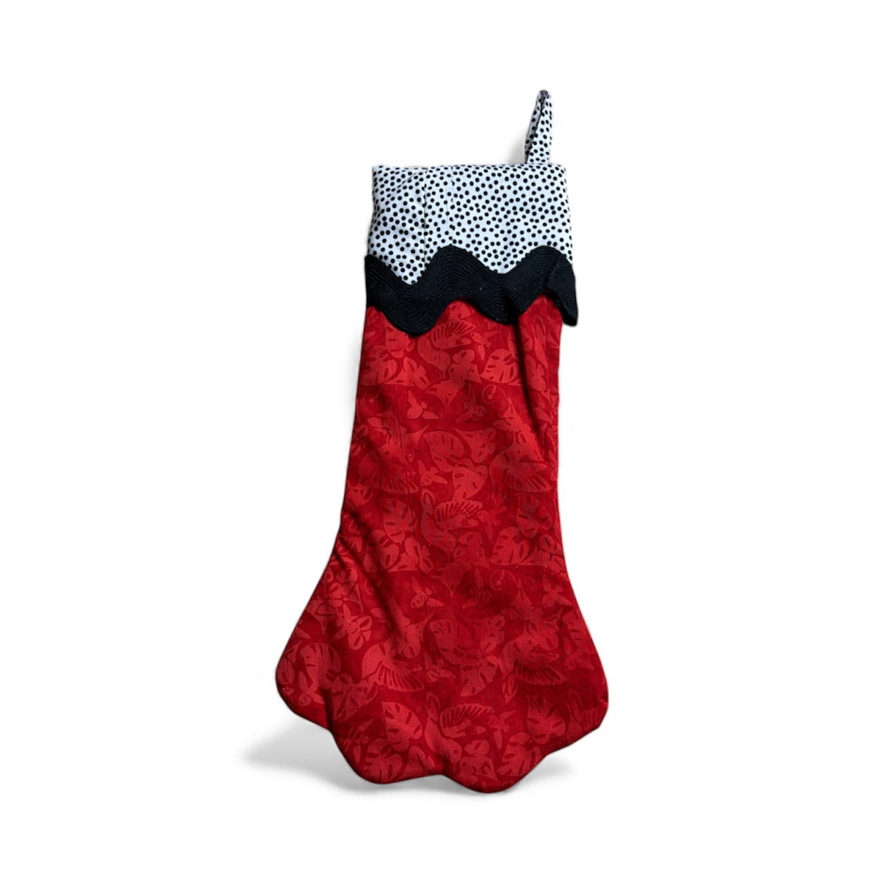 Peppermint Paws – Handmade Dog Christmas Stocking Large