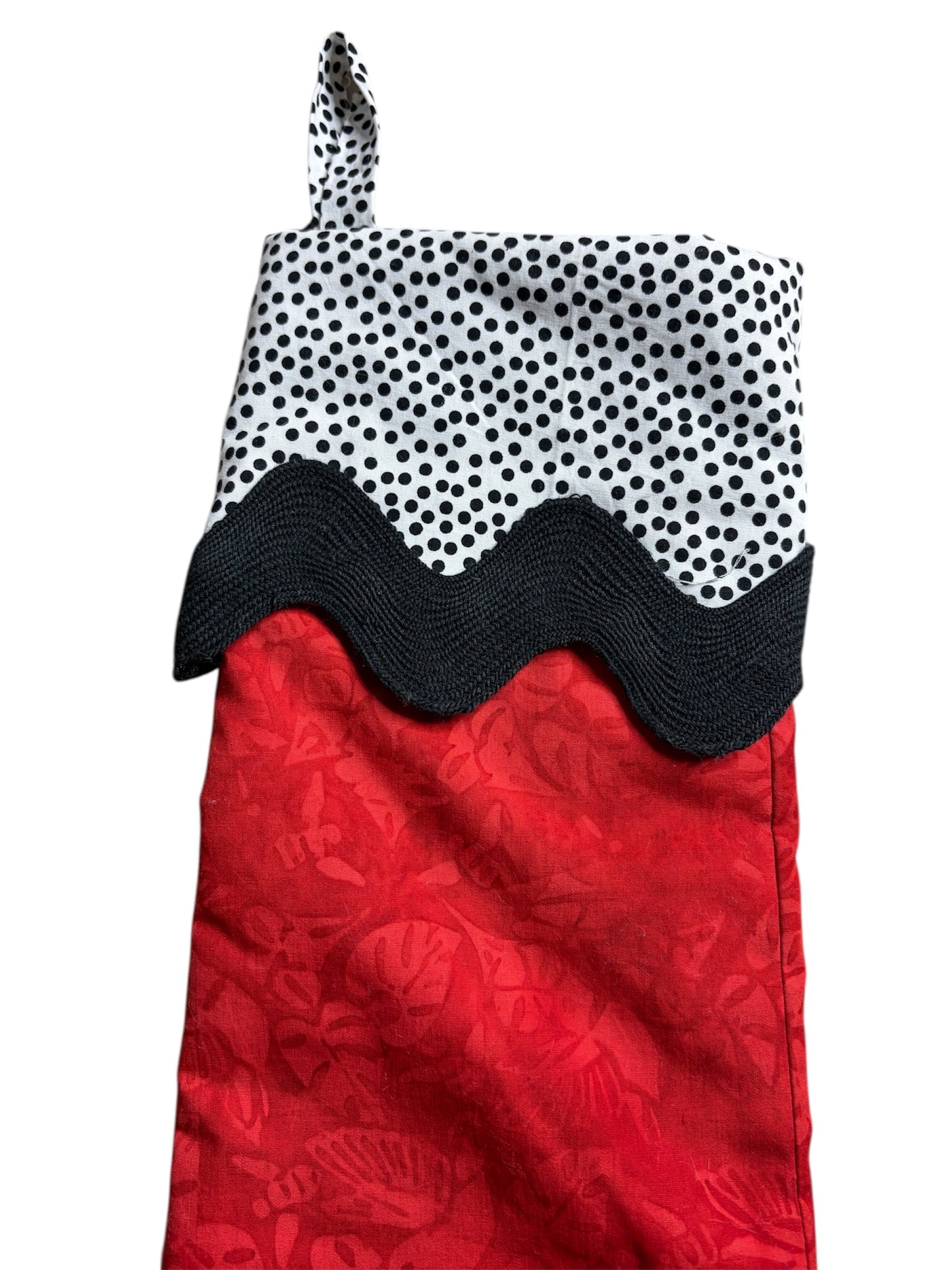 Peppermint Paws – Handmade Dog Christmas Stocking Large