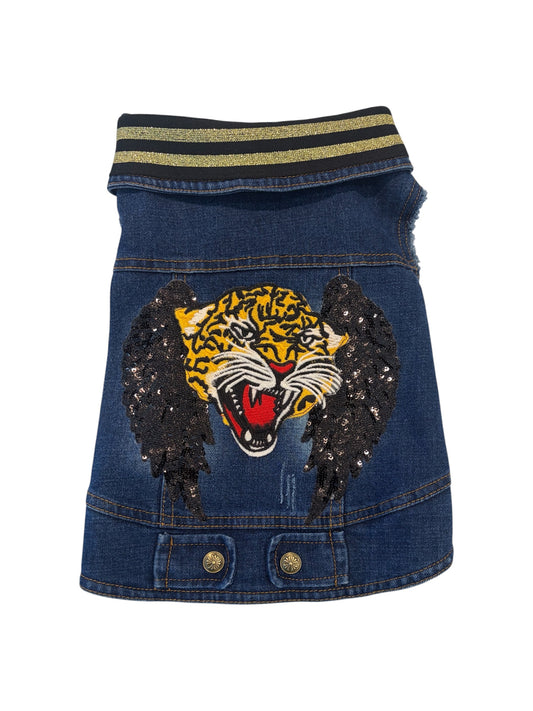 Feeling FURocious Denim Jacket