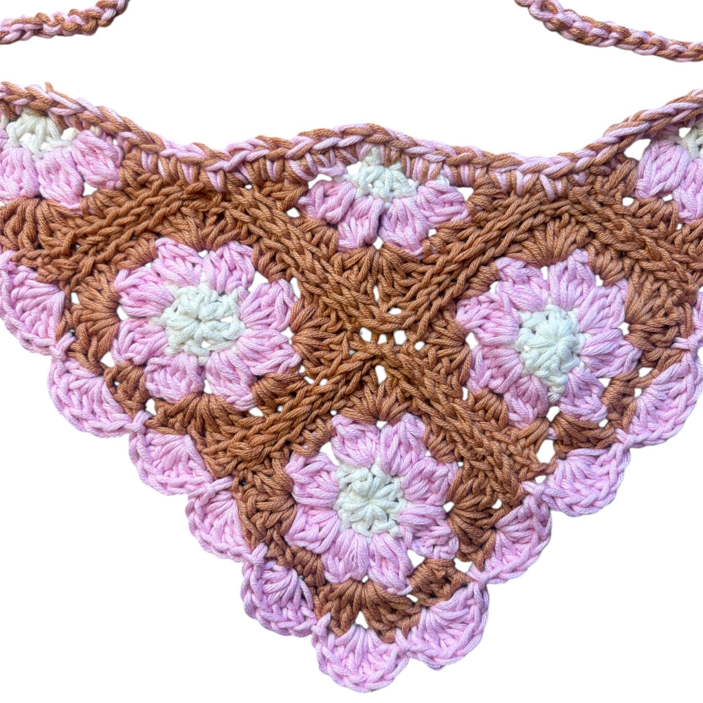 Maureen's Garden Crochet Dog Bandana