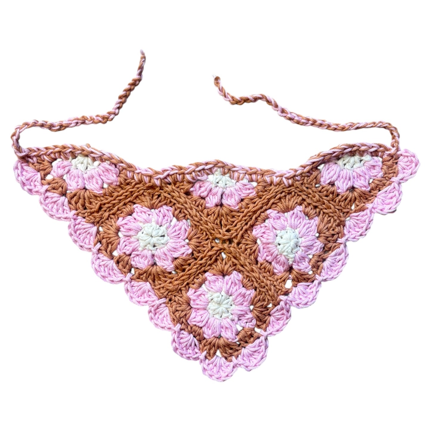 Maureen's Garden Crochet Dog Bandana