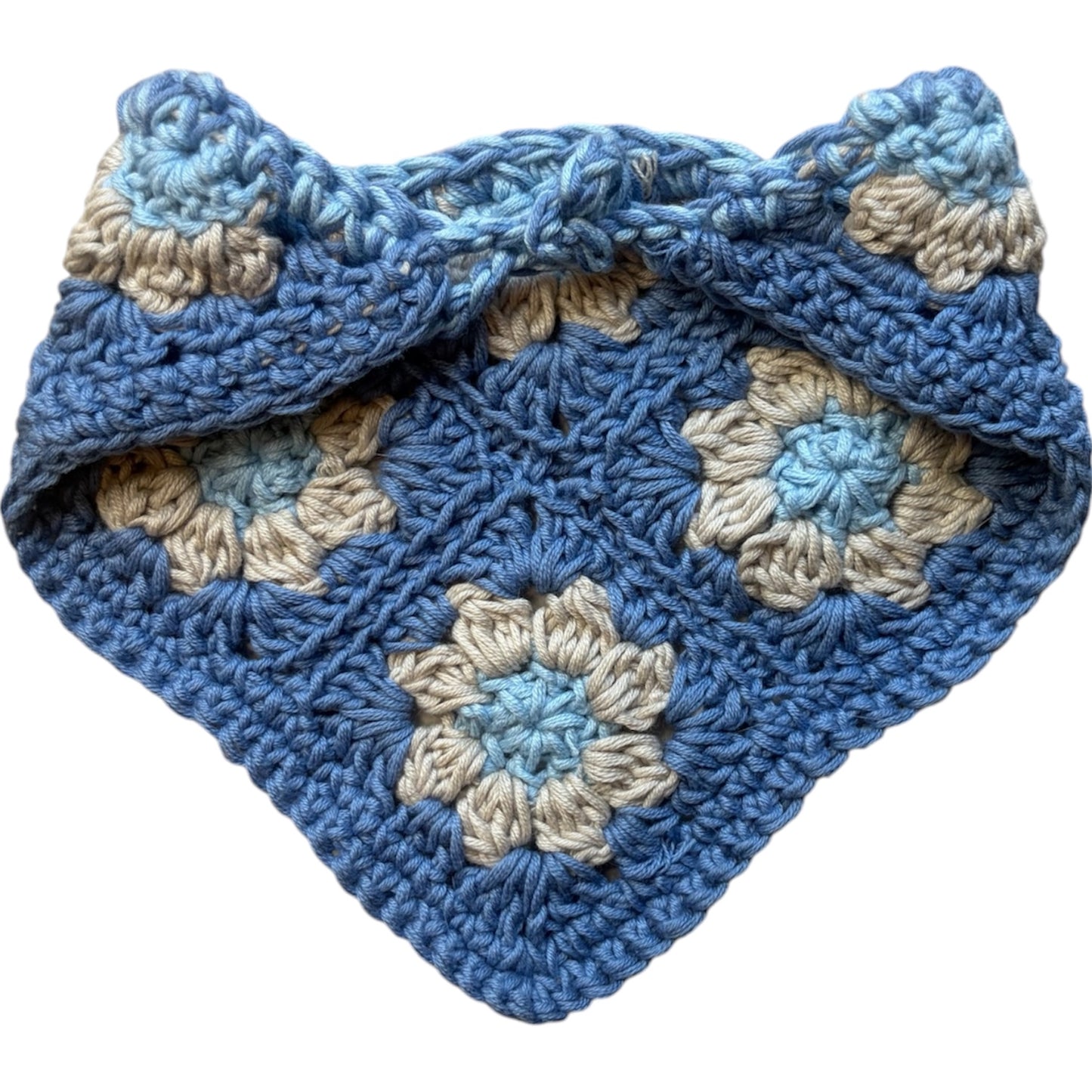 Maureen's Garden Crochet Dog Bandana