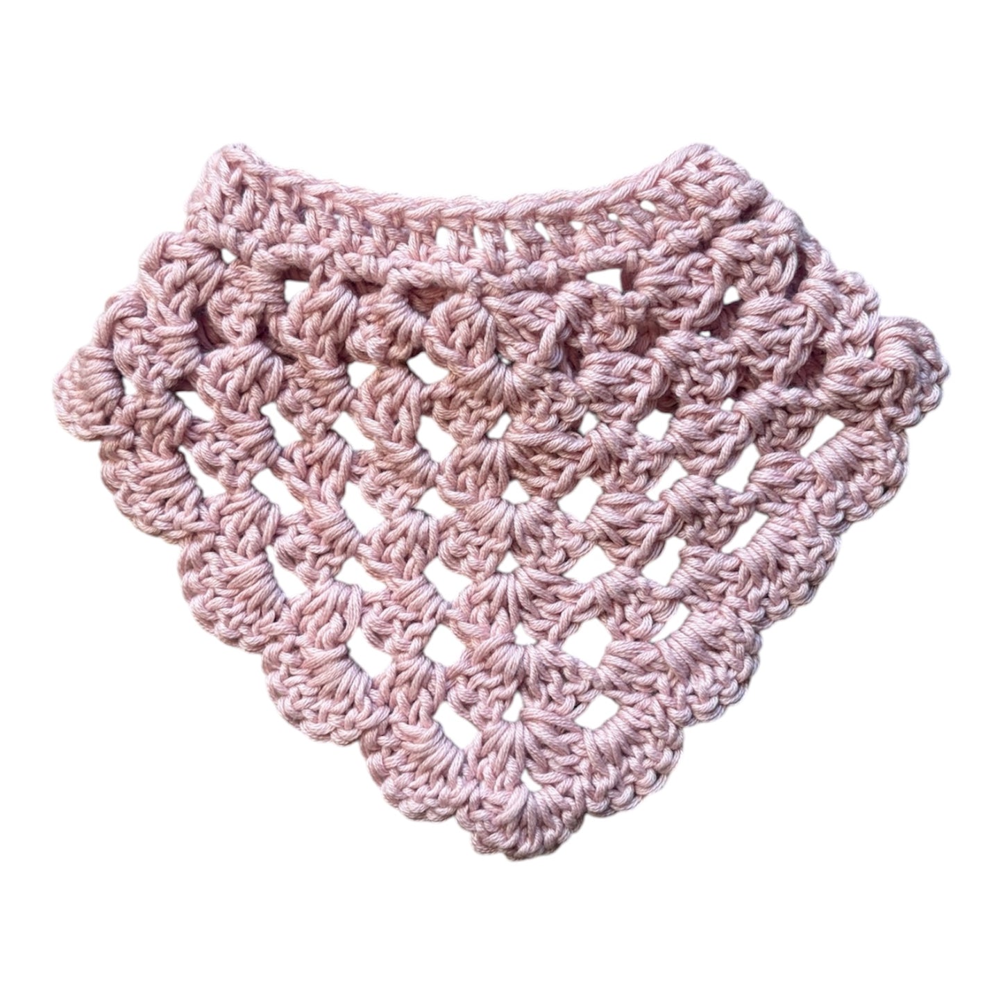 Dainty Duchess Crocheted Dog Bandana