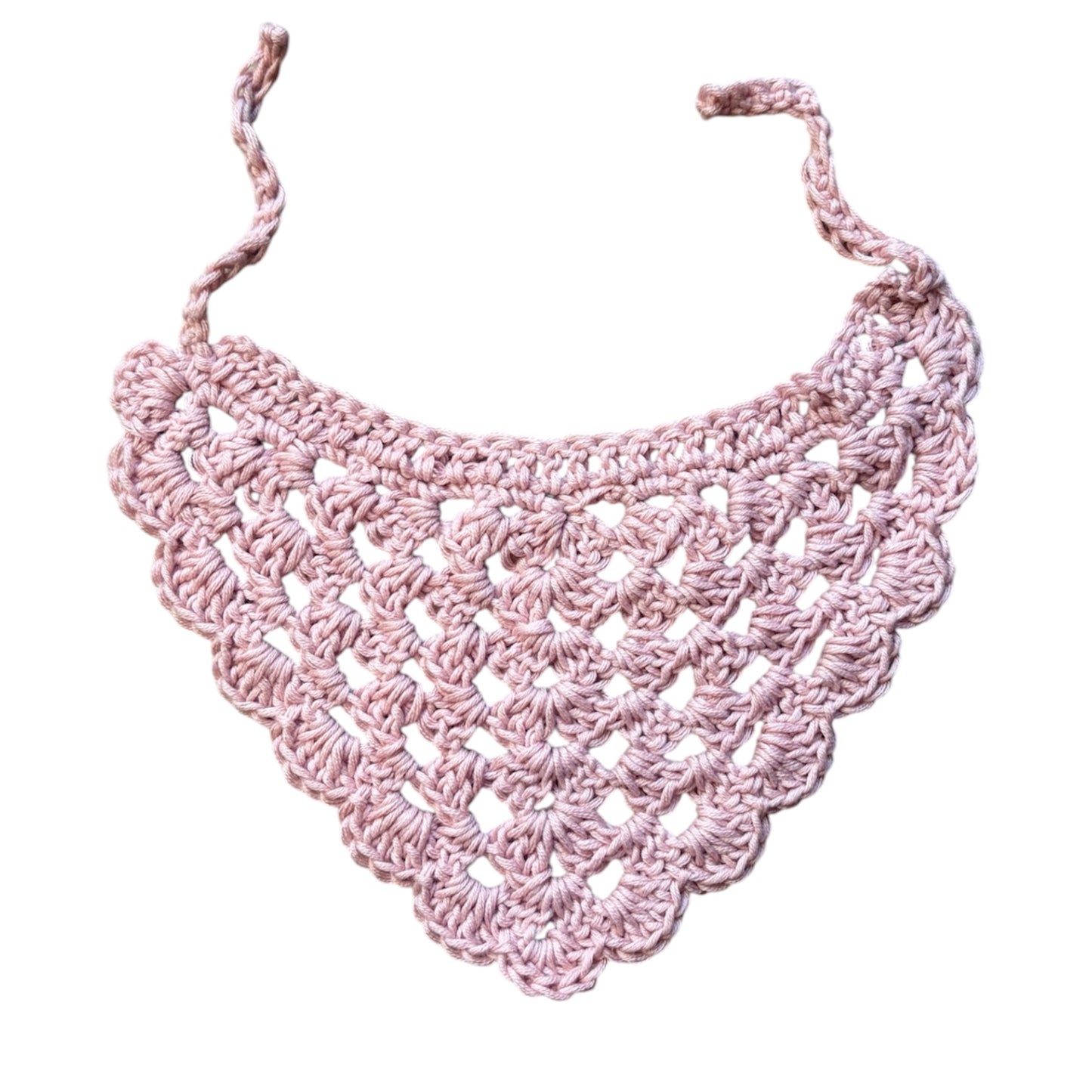 Dainty Duchess Crocheted Dog Bandana