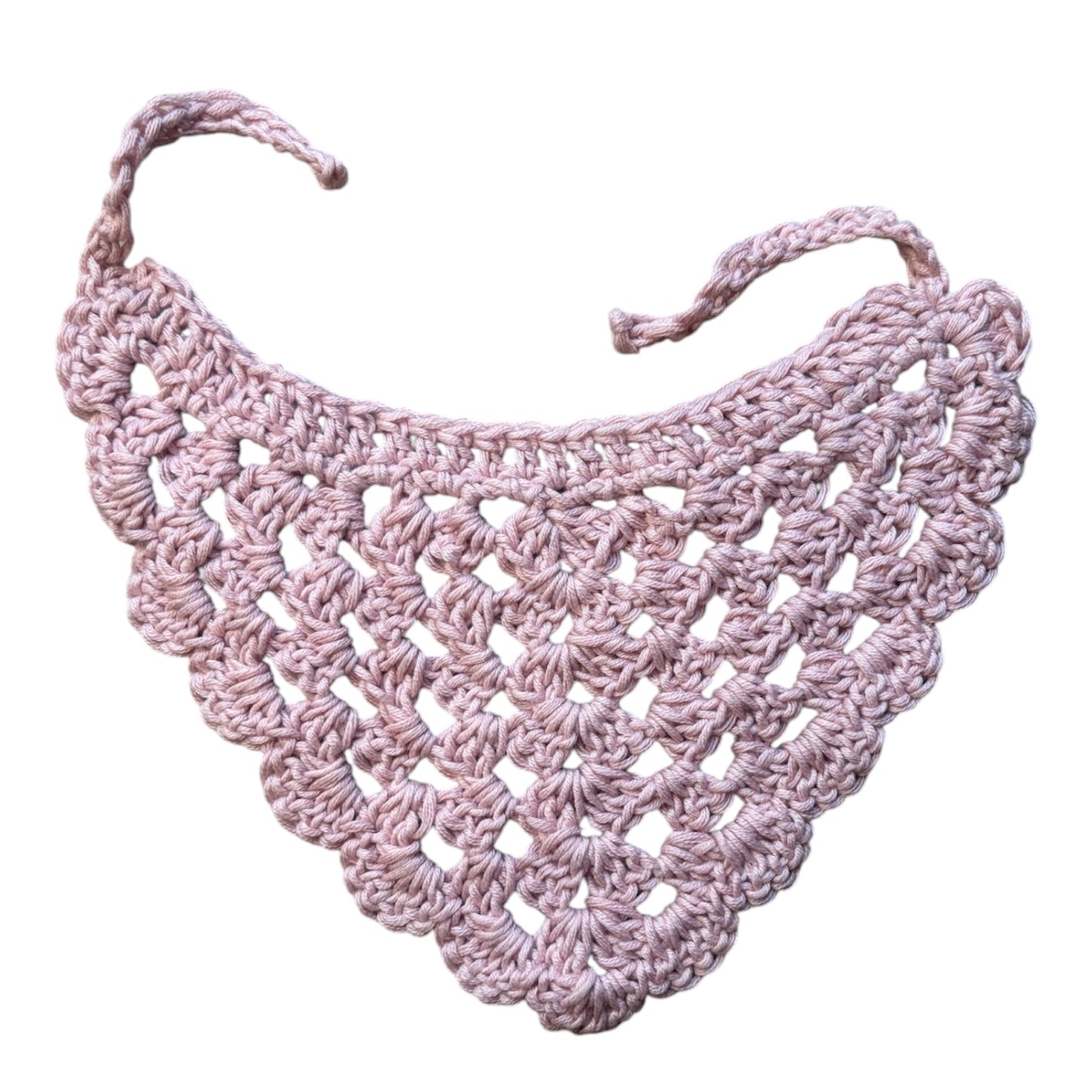 Dainty Duchess Crocheted Dog Bandana