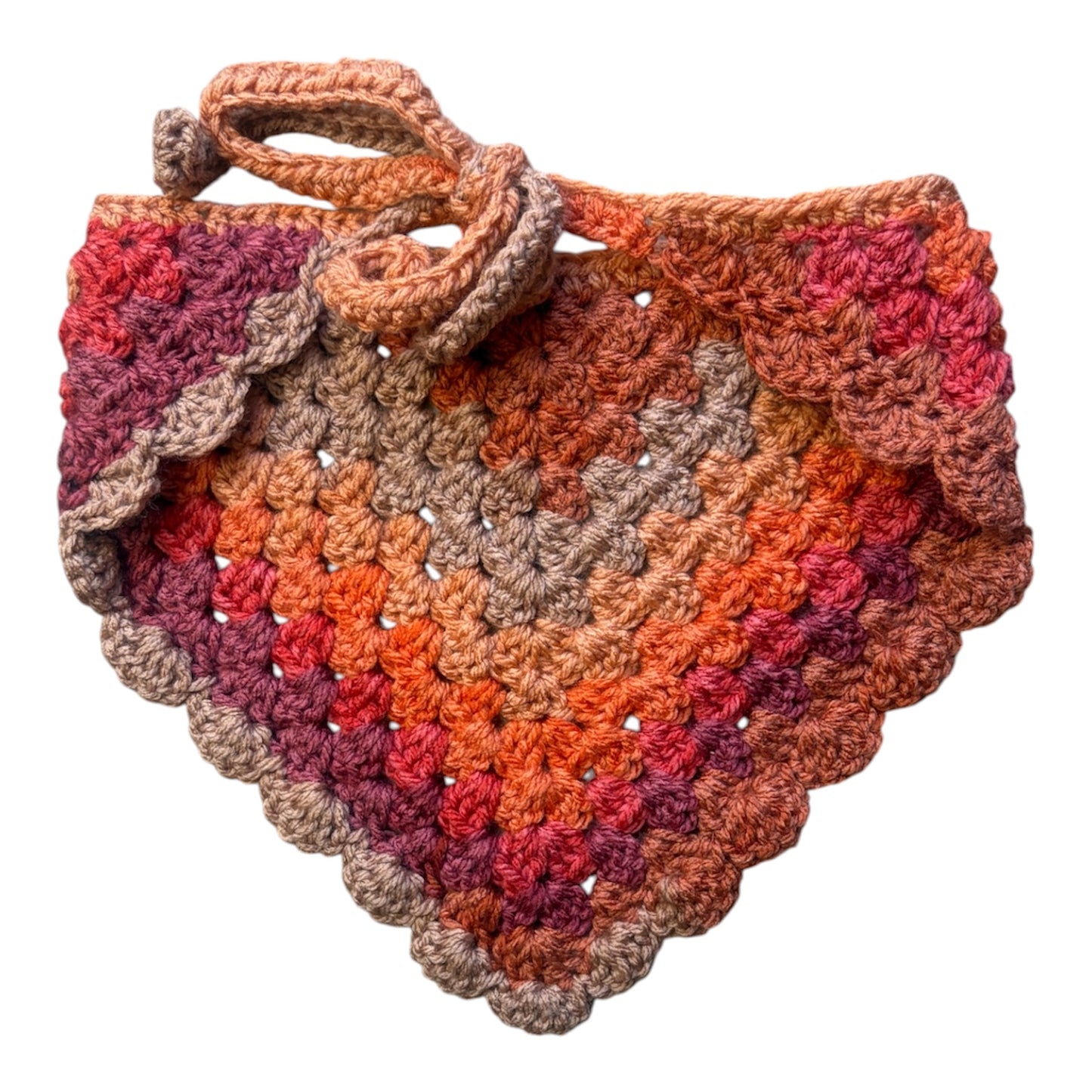 Scottsale Sunset Crocheted Dog Bandana